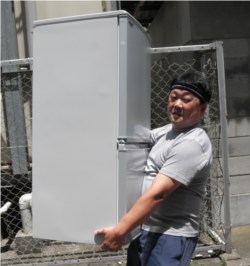 赤帽松本運送は、非常に力持ち